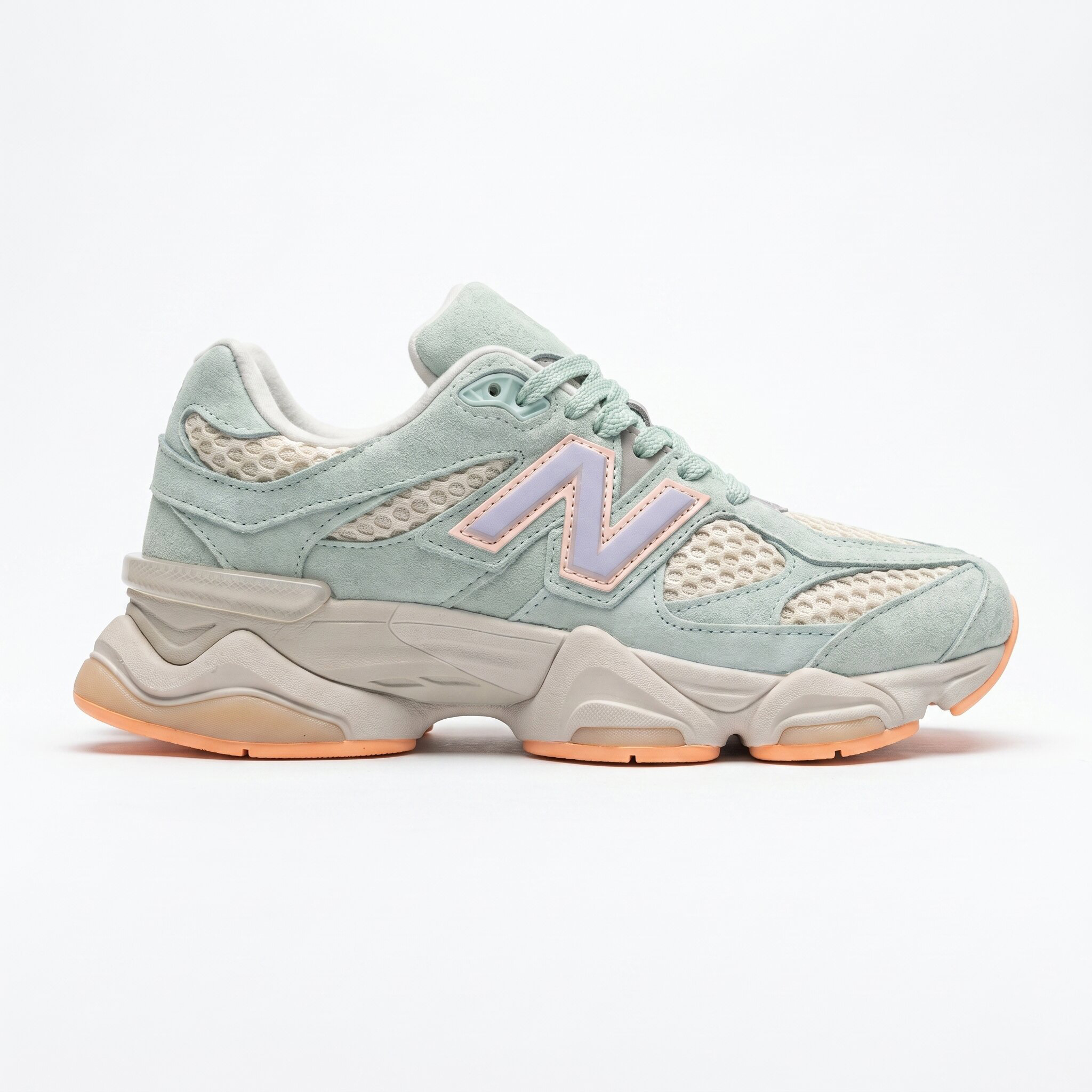 نیوبالانس 9060 سبز نقره ای New Balance U9060WA1