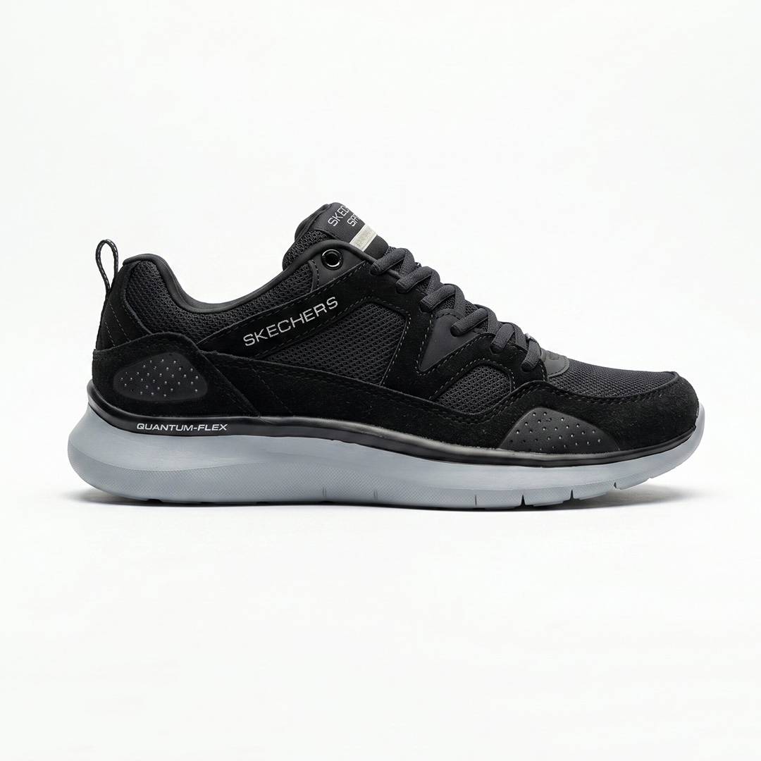 کفش اسکیچرز ویتنام مدل کوانتوم فلکس مشکی طوسی Skechers Quantum Flex