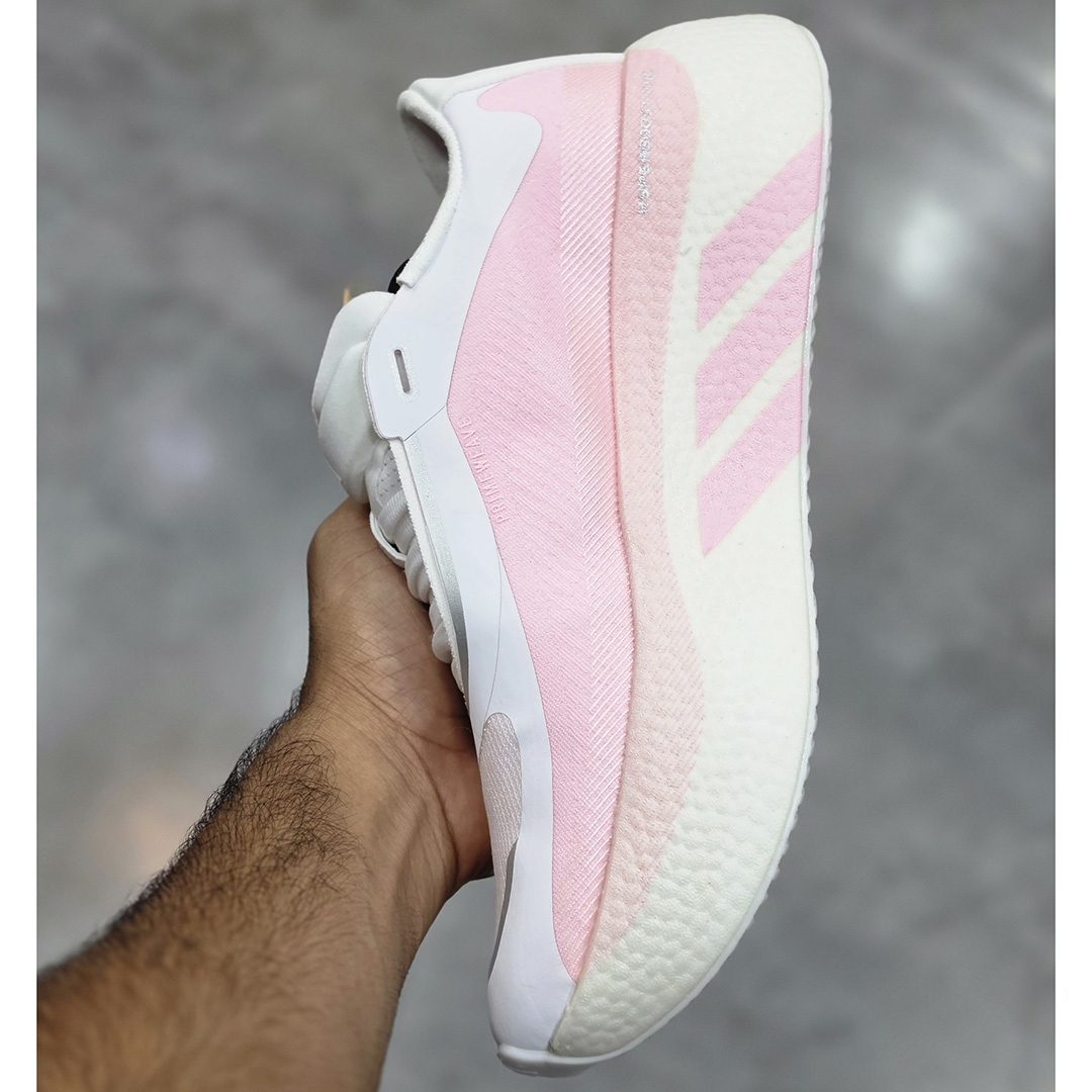 آدیداس هایپر بوست سفید صورتی adidas Hyper Boost Edge Off White Clear Pink KJ0392