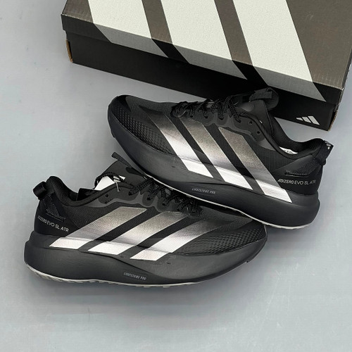 آدیداس آدیزیرو ایوو اسال ایتیآر مشکی سیلور متالیک adidas Adizero Evo SL ATR