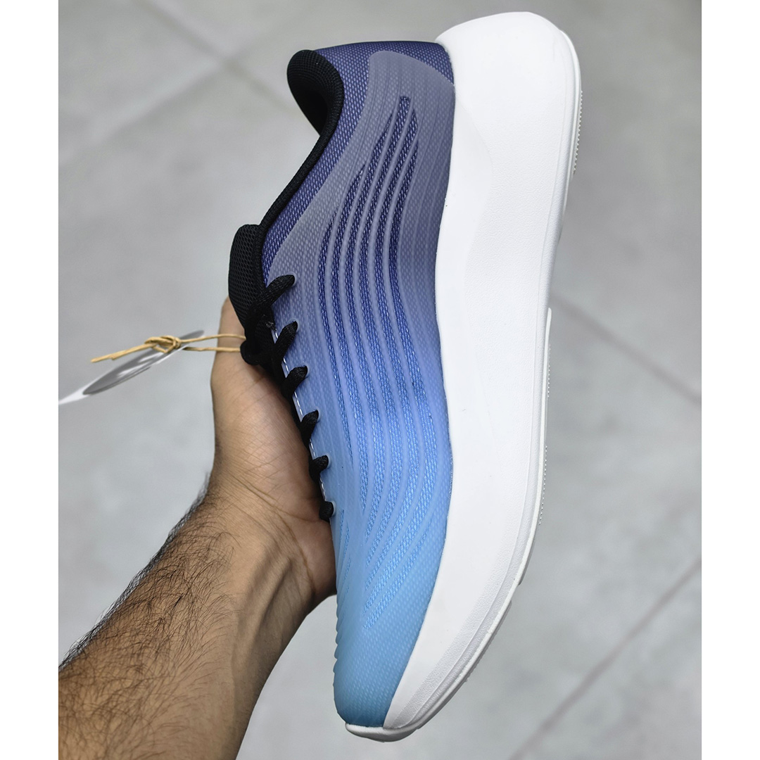 آدیداس هایپر بوست پیورچیل گرادینت آبی مشکی سفید adidas Hyper Boost Purechill
